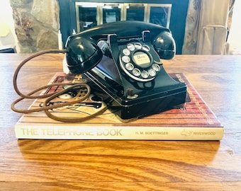 Working Restored Western Electric Bell System Model 554 Aqua Blue