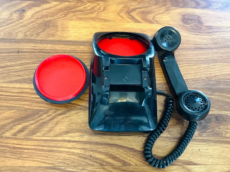Upcycled Vintage Automatic Electric Telephone: Phony Phone Box Charging Station and Desk Storage image 14