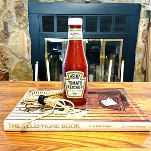 コレクション 1980s HEINZ TOMATO KETCHUP Phone 1984 Vintage Retro Heinz 57 Varieties 14 oz Tomato Ketchup