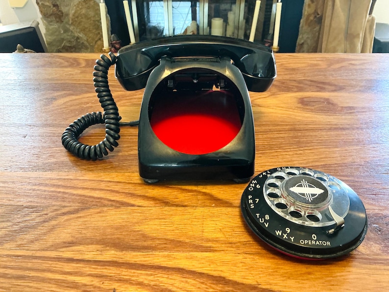 Upcycled Vintage Automatic Electric Telephone: Phony Phone Box Charging Station and Desk Storage image 11