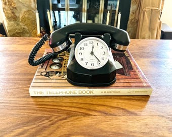 Repurposed Automatic Electric Telephone Clock: Upcycled Vintage Phone