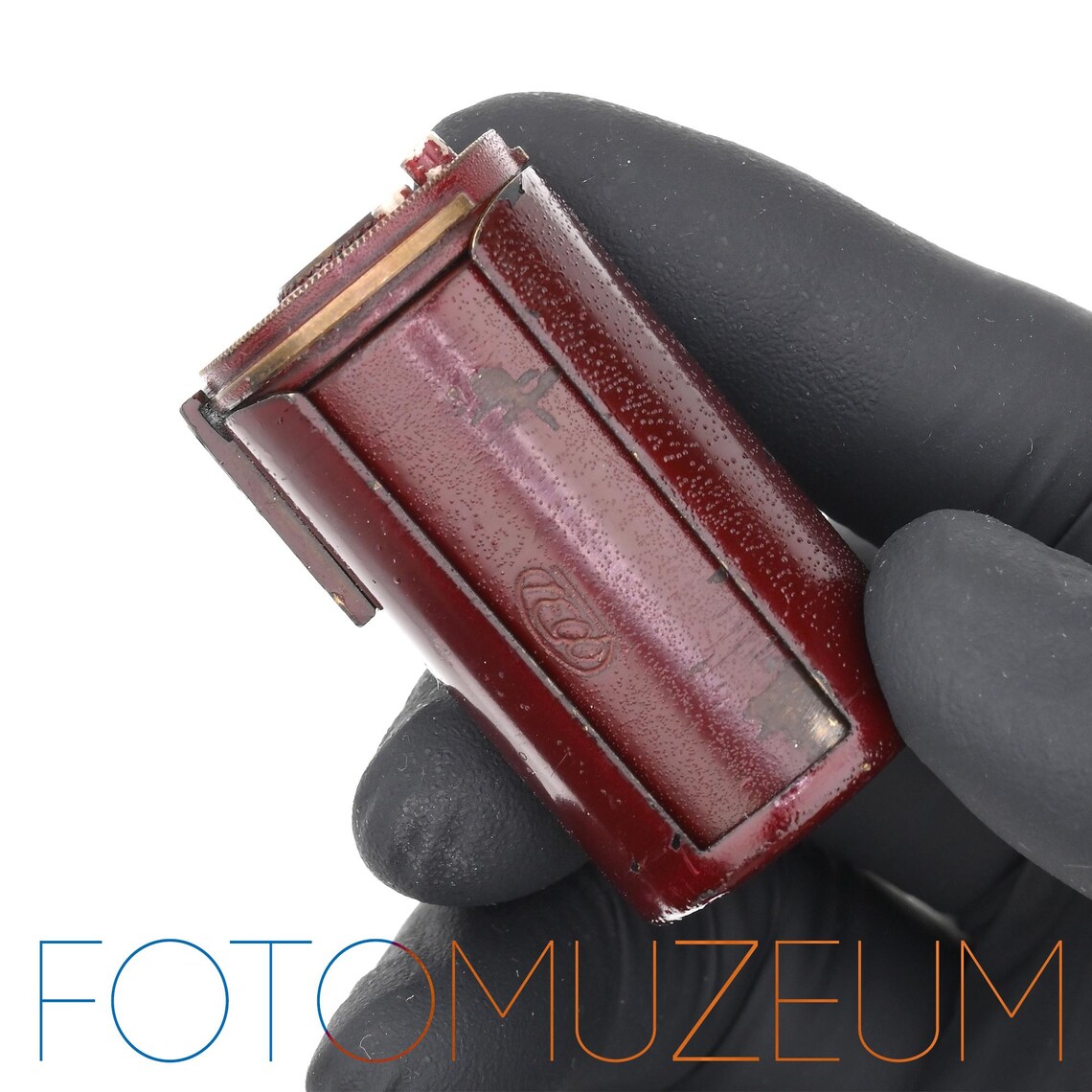 Red-Painted Double-Cylinder Film Cassette Contax Type for FED Kiev Zorki Zenit, foto 2 di 5