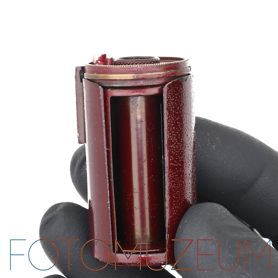 Red-Painted Double-Cylinder Film Cassette Contax Type for FED Kiev Zorki Zenit