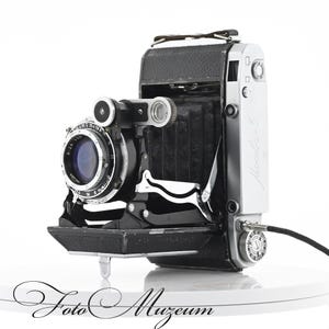 Vintage Moskva-5 Folding Camera 6x9 Medium Format Soviet Rangefinder from 1959 Working Condition