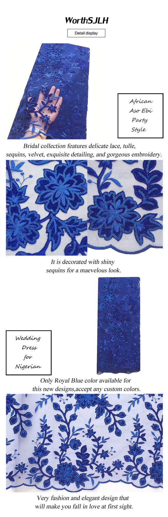 Luxe 3D africain velours dernière dentelle tissu Royal bleu dernière velours nigérian dentelle tissu 2018 haute qualité Sequin dentelle pour mariage a67bfe Luxe 3D africain velours dernière dentelle tissu Royal bleu dernière velours nigérian dentelle tissu 2018 haute qualité Sequin dentelle pour mariage a67bfe