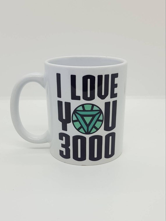 I Love You 3000 Mug The End Game Mug Marvel Comic Lovers Etsy