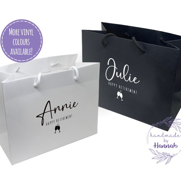 Personalised Retirement Gift Bags - Retirement gift bags - Occasion Gift Bag - Retirement Gift - Retirement Gift Ideas
