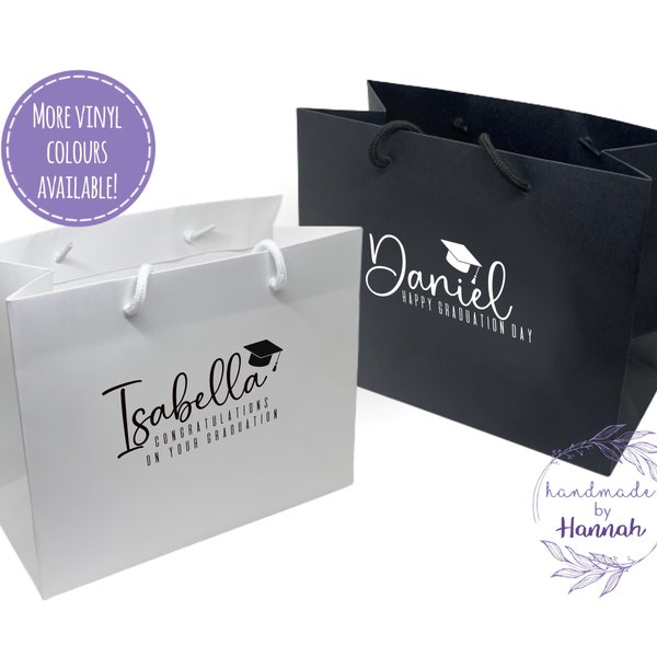 Personalised Gift Bags - Graduation gift bags - Occasion Gift Bag - Party Bags - Graduation Gift Bag