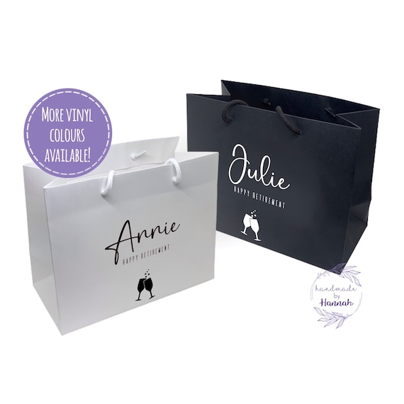 Personalised Retirement Gift Bags - Retirement gift bags - Occasion Gift Bag - Retirement Gift - Retirement Gift Ideas