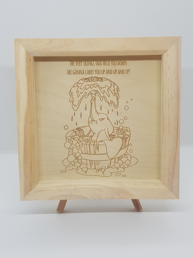 Dumbo Laser Engraved Box Frame Disney Es Pictures