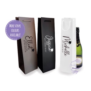 Graduation Personalised Bottle Bags - Personalised Gift Bags - Graduation Gift Bag - Graduation Gifts - Graduate Gift Idea