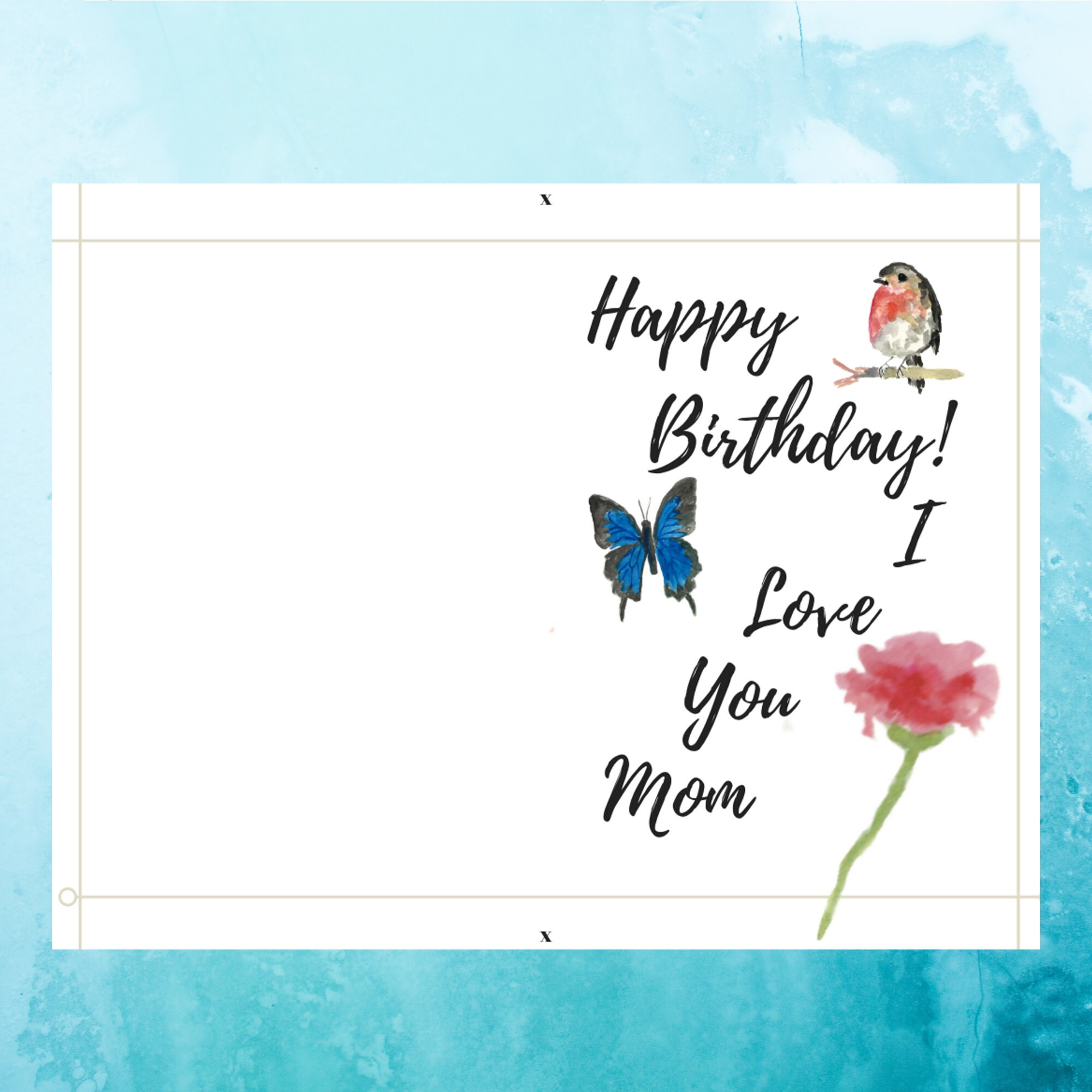 Printable Birthday Cards For Mom Printable Word Searches