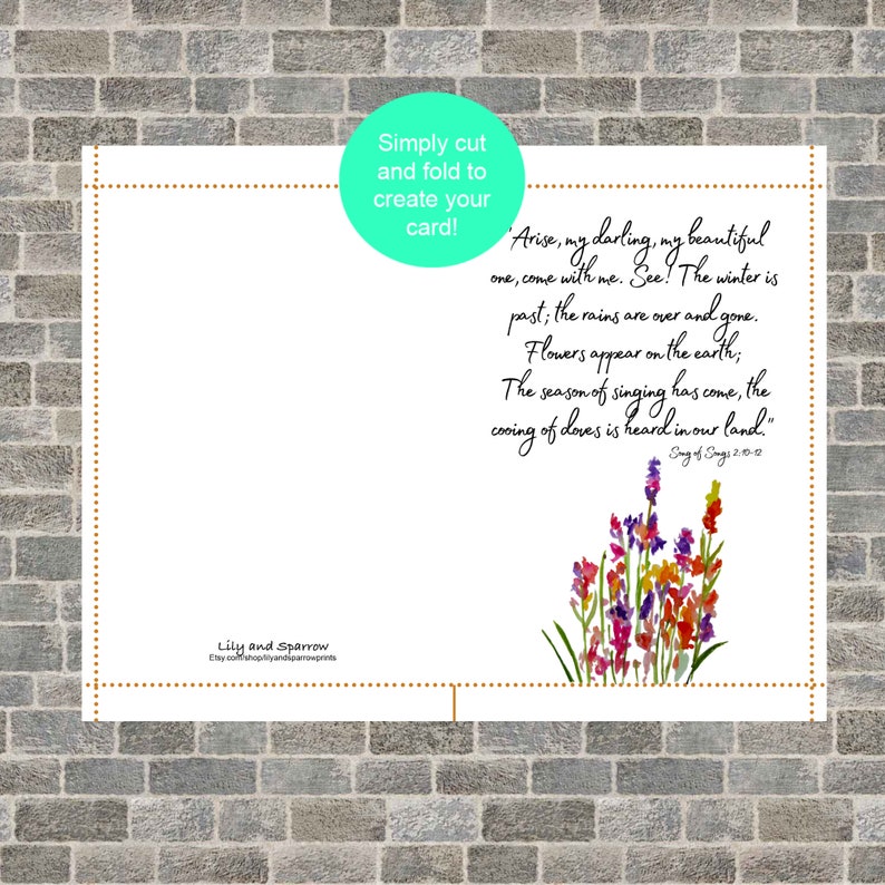 PRINTABLE Christian Anniversary Card, Religious Wedding DIGITAL ...