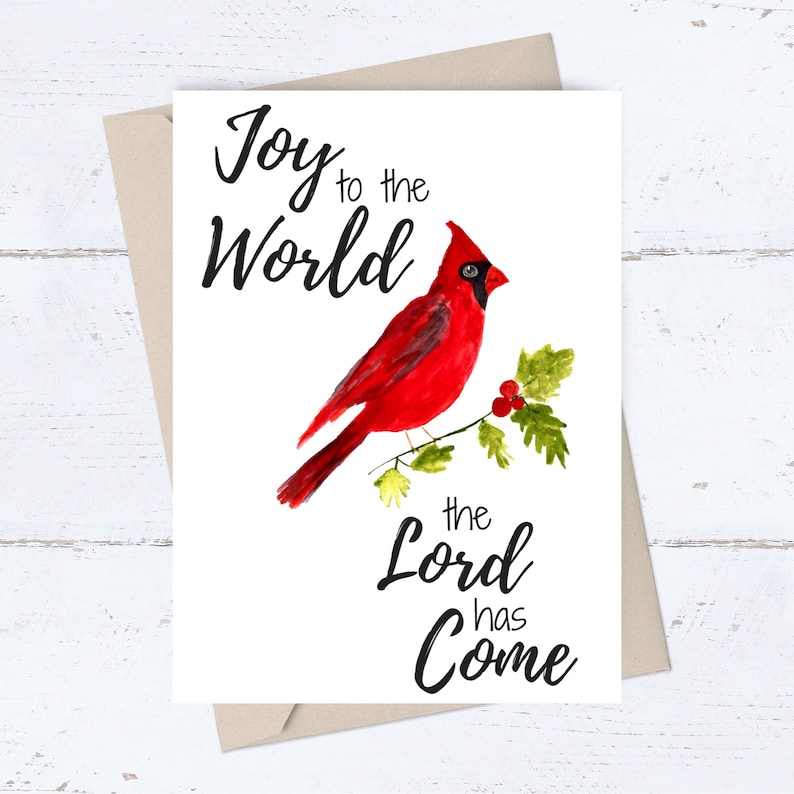Religious Christmas Card PRINTABLE Instant DIGITAL DOWNLOAD Etsy