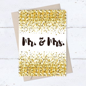 DRUCKBARE Hochzeitskarte; Mr & Mrs Verlobungskarte; lustig humorvoll; DIGITALER DOWNLOAD; Brautparty Jubiläum Junggesellinnen-Hochzeit