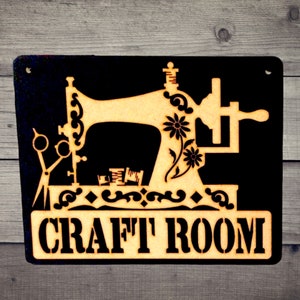 Sewing Room Sign: Rustic Wall Decor for Mums, Crafters, and DIY Enthusiasts image 4