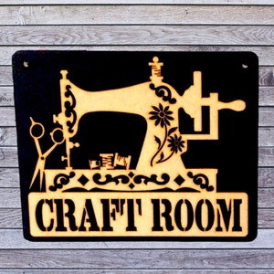 Sewing Room Sign: Rustic Wall Decor for Mums, Crafters, and DIY Enthusiasts image 5