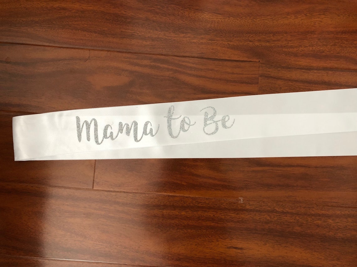 Baby Shower Sash for Mama Mother to Be Mama to Be Mama Bear Etsy