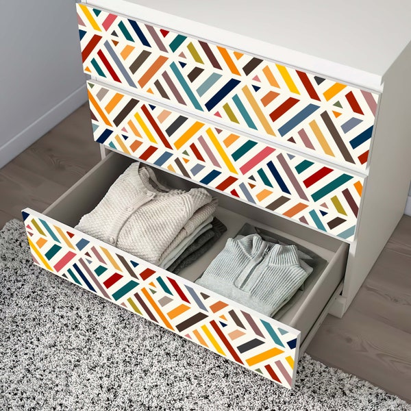 Malm Dresser Decal Etsy