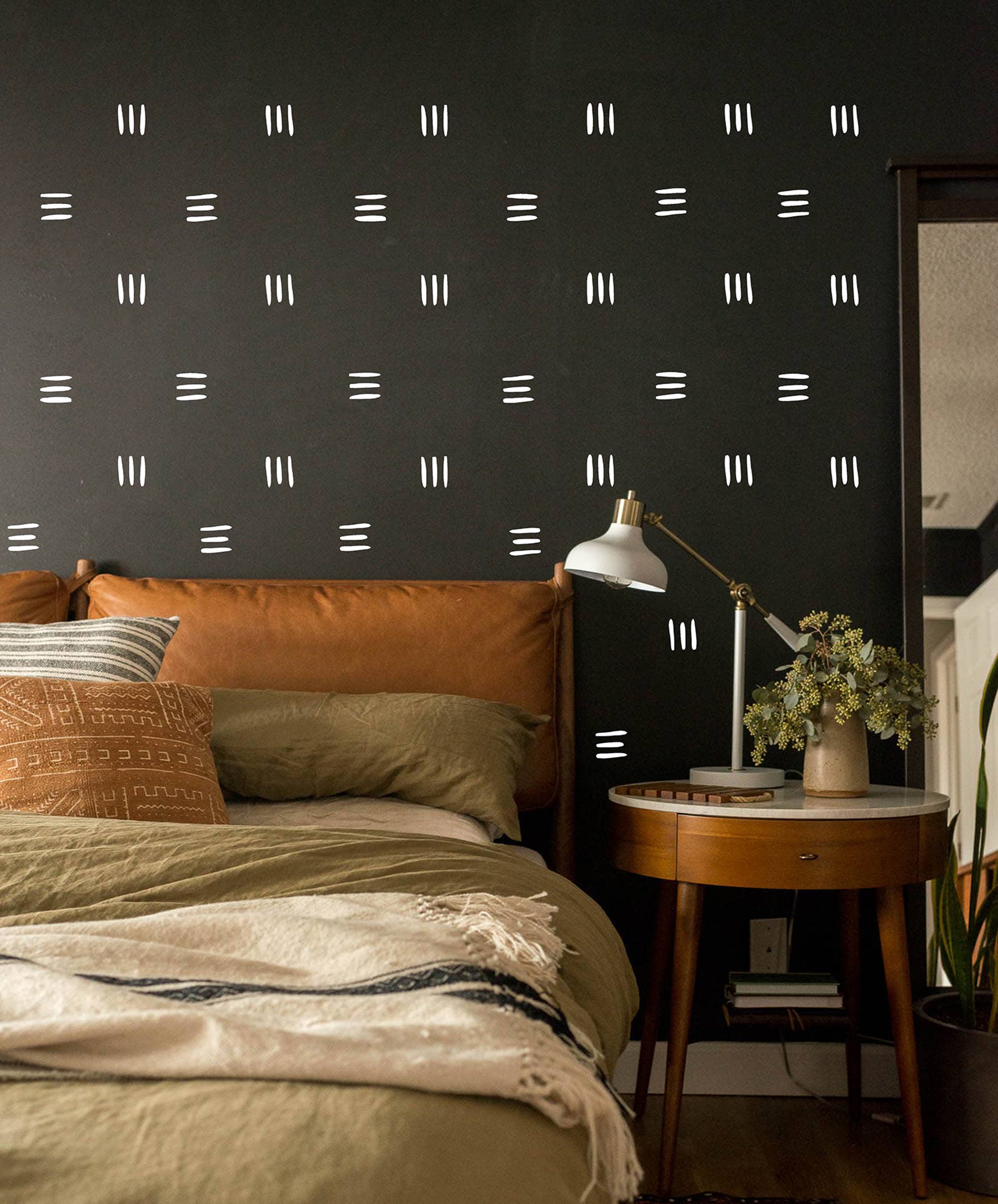 Line Wall Decals Hand Painted Lines Wall Decal Removable Wall Etsy