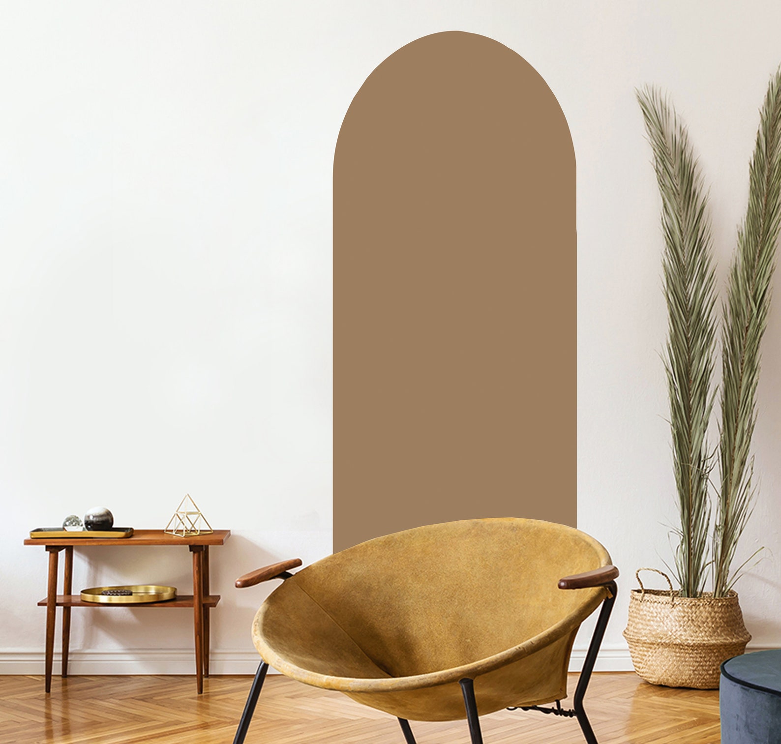 Arch Wall Decal Above Bed Decor Minimalistic Wall Decor Etsy