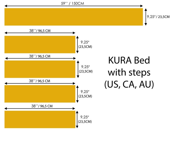 IKEA Kura Bed Decal Retro Flowers Nursery Ikea Decal for Etsy UK
