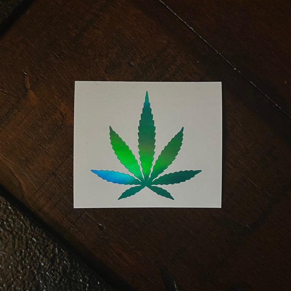 Pot Leaf Vinyl Decals | Bumper Stickers | 420 | Stoner Stickers
