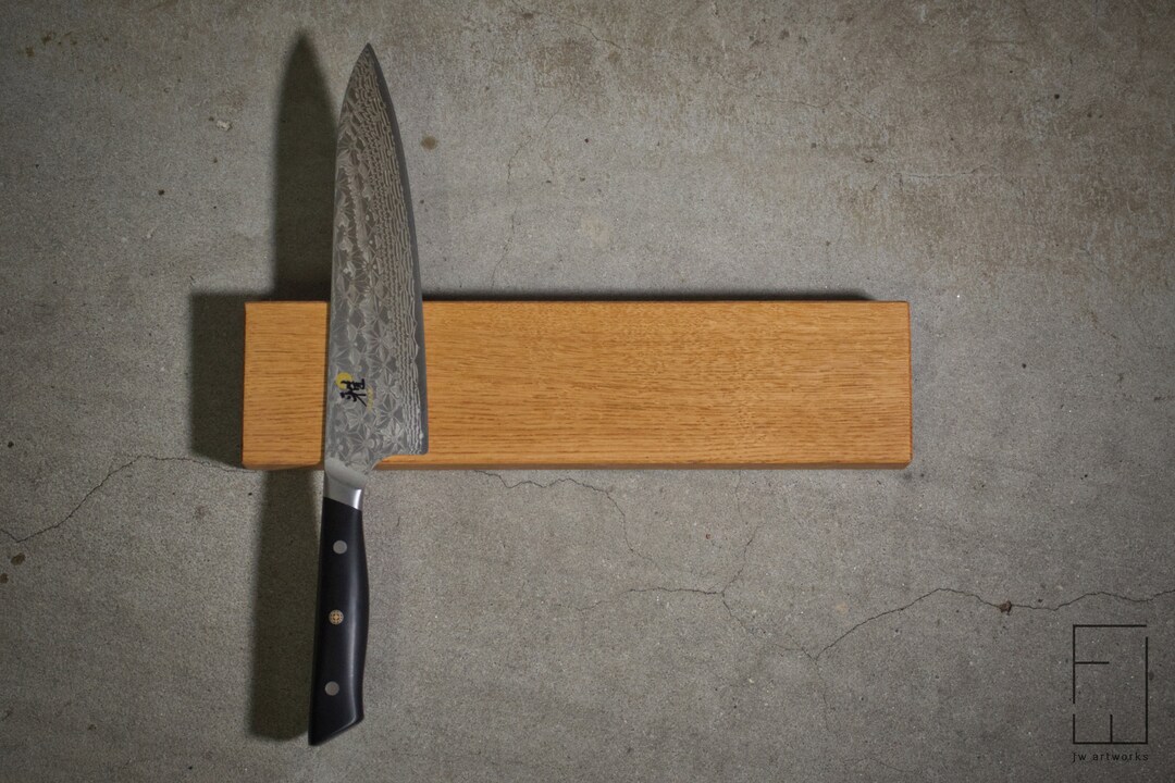 Knife Holder Oak Classic Etsy