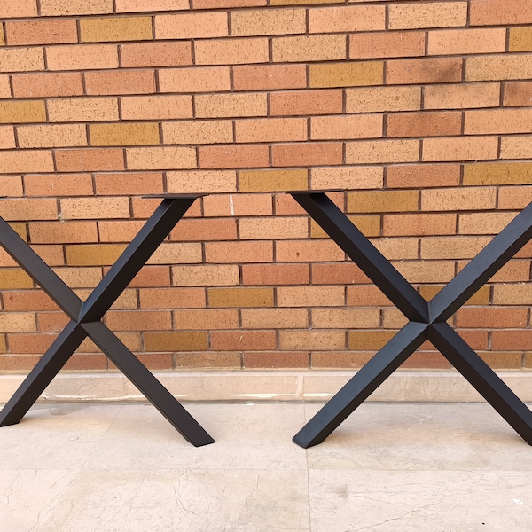 Square Metal Table Legs Etsy