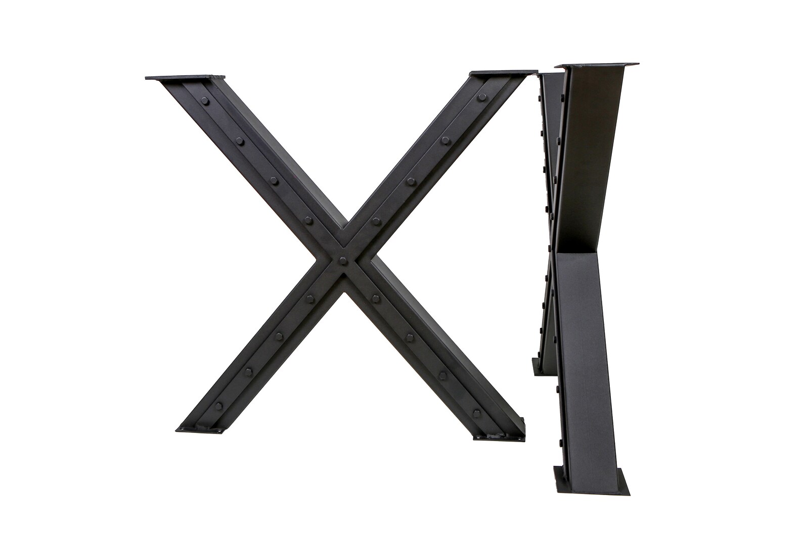 Metal X Stlye Legs DIY Steel Legs for Dining Table or Desk Etsy