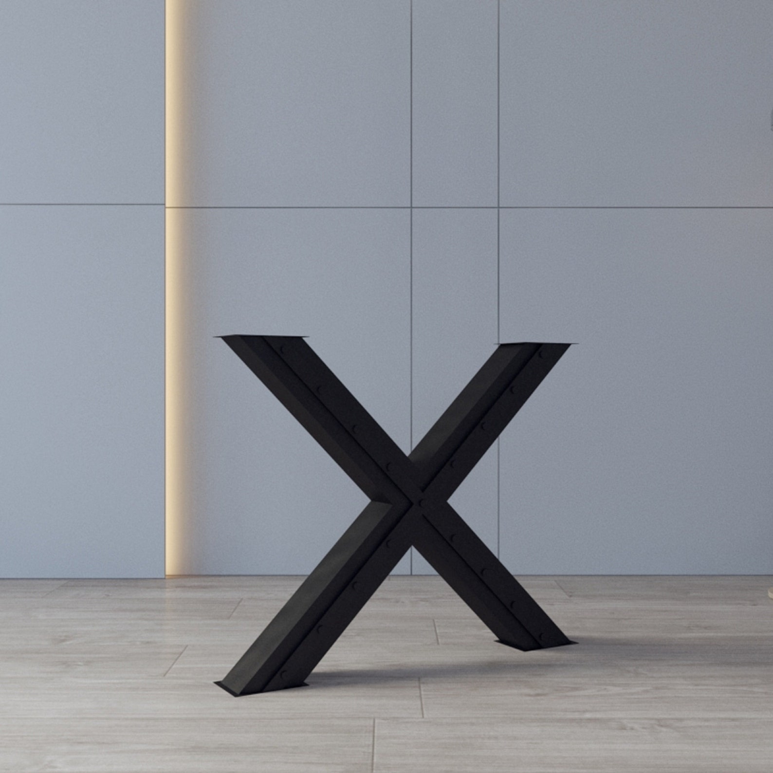 Metal X Stlye Legs DIY Steel Legs for Dining Table or Desk Etsy Canada