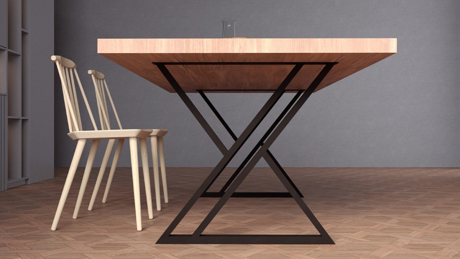 Metal X Legs DIY Steel Legs for Dining Table or Desk Etsy