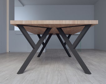 Pieds en métal en forme de Y, 4 pieds de table