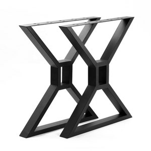 Metal X Legs DIY Steel Legs for Dining Table or Desk image 5