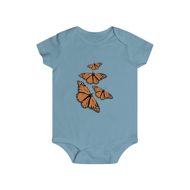 Butterfly Baby Bodysuit Infant Unisex Long Sleeve Bodysuit