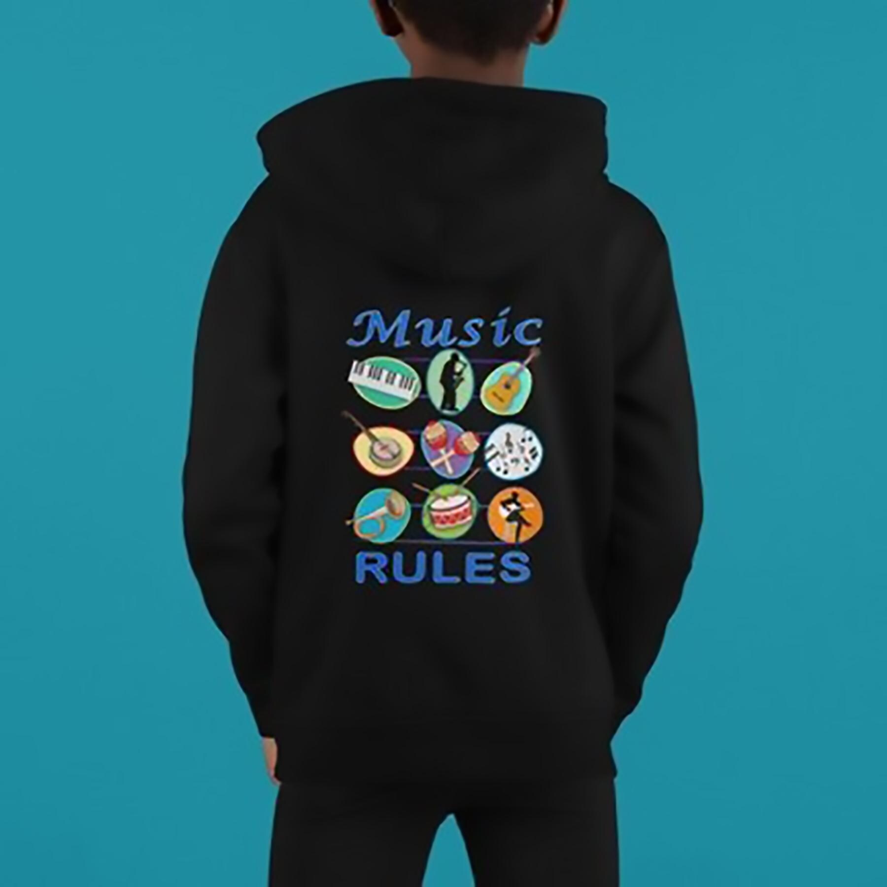 Youth Hooded Sweatshirt Piano - Etsy