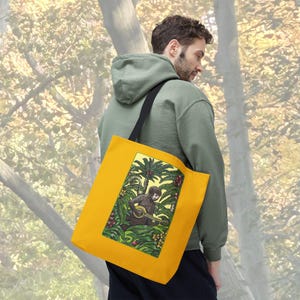 Tote Bag Featuring Playful Monkey Design | Eco-Friendly Grocery Bag, Canvas Shopper, Gift for Animal Lovers, Summer Beach Tote, Fun [...]