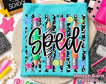Sped Png, Special Education Png,Teacher Png, Back To School Design, Preppy School Png, Occupation Design