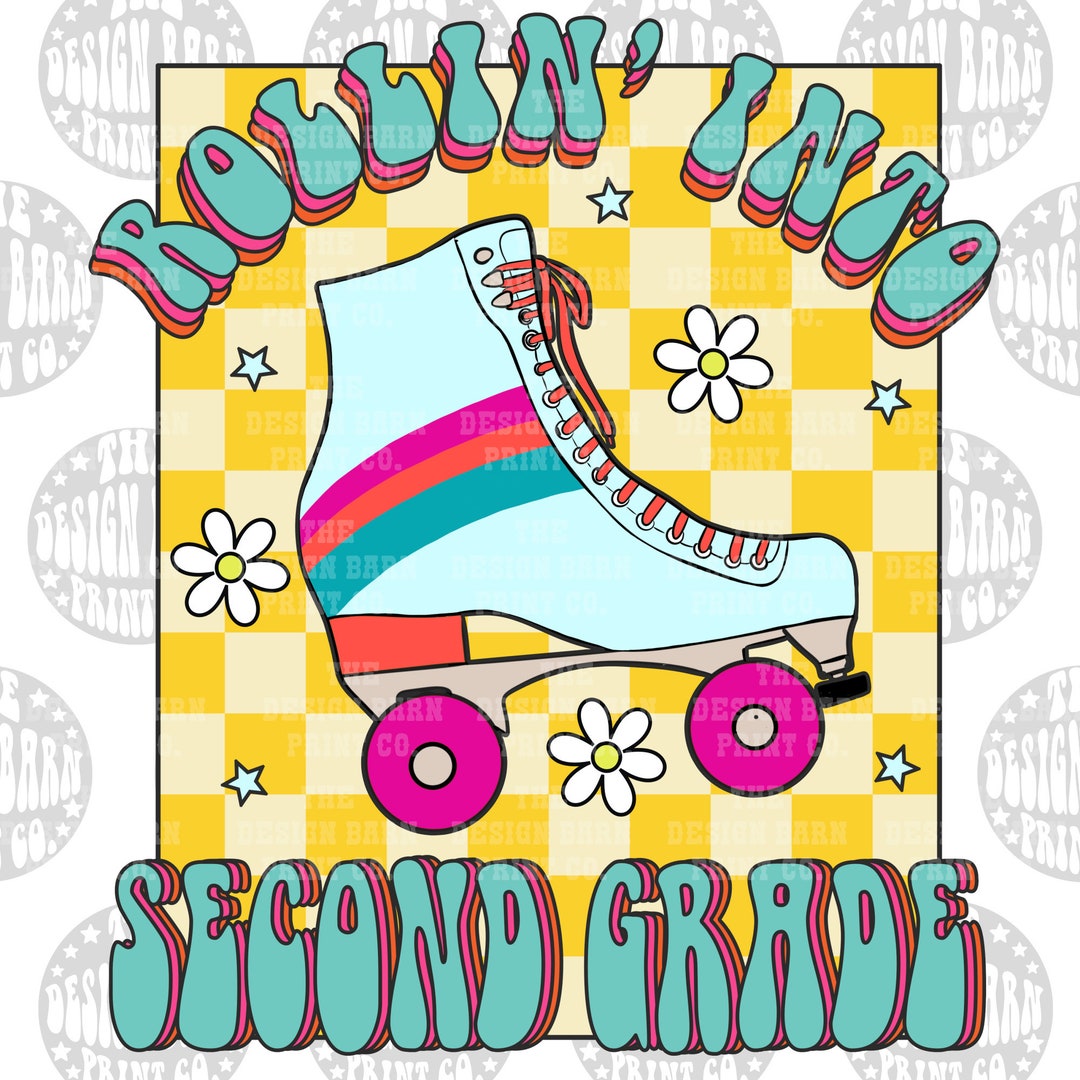 Back to School, Second Grade Printable, Second Grade PNG, First Day of ...