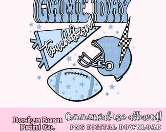 DIGITAL Game Day Football Design PNG File digital download Football Png Sublimation Game Day png Game Day Design Preppy Game Day Football
