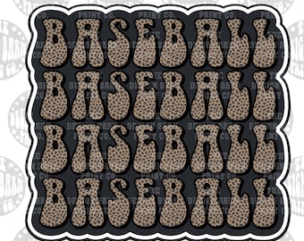 Digital Baseball PNG File Sublimation art digital download PNG art Retro png Sublimation Sports png Sublimation Design Baseball Design