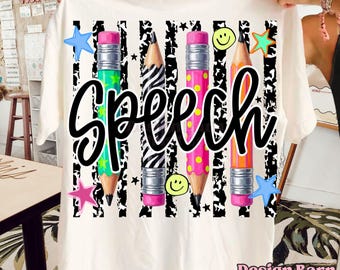 Speech Png, Special Education Png,Teacher Png, Back To School Design, Preppy School Png, Occupation Design