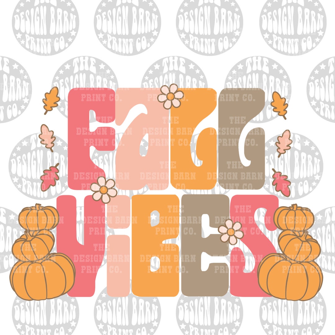 DIGITAL Fall Vibes PNG Sublimation Art Digital Download PNG - Etsy