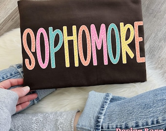 Sophomore High School Polka Dot Png Back To School Design School Grades Design