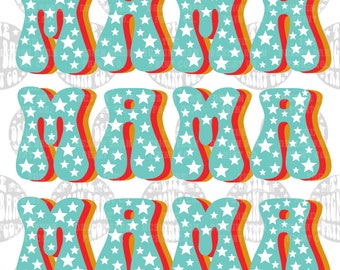 Patriotic Mama PNG File Sublimation art digital download PNG art America png Sublimation Mama png Sublimation Designs Retro Png