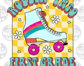 Back to school, First Grade Printable, First Grade PNG, First Day Of School, School Png, School printable, Sublimation, First Grade Design
