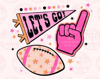 DIGITAL Game Day Football Design PNG File digital download Football Png Sublimation Game Day png Game Day Design Preppy Game Day Football