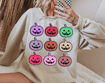 DIGITAL Checkered Pumpkins PNG, Retro Halloween Design,Halloween Png,Sublimation,Digital Design,Halloween Png,Spooky Season png,Fall png,