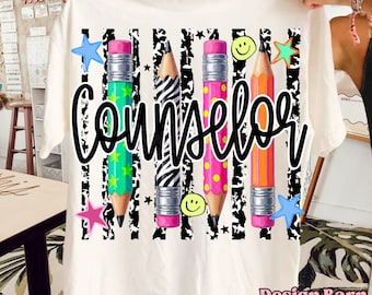 School Counselor Png, Teacher Png, Back To School Design, Preppy School Png, Occupation Design