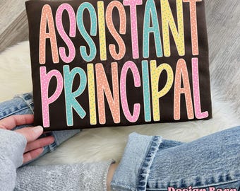 School Assistant Principal Polka Dot Png Back To School Design School Grades Occupation Design